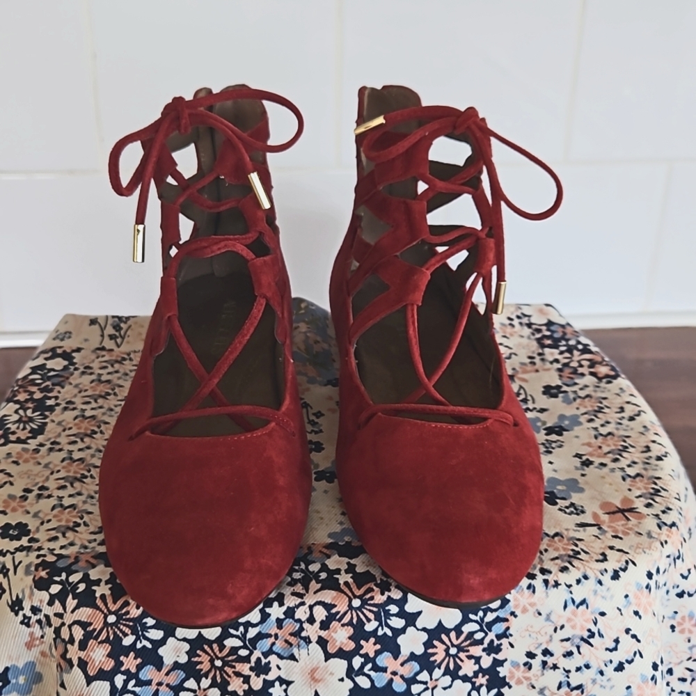 NWOB AEROSOLE SUEDE SHOES
